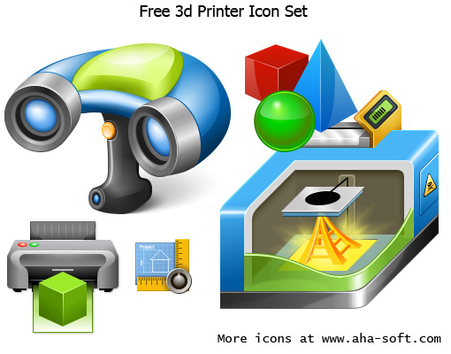 Free 3d Printer Icons