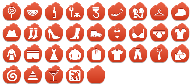free red business icons